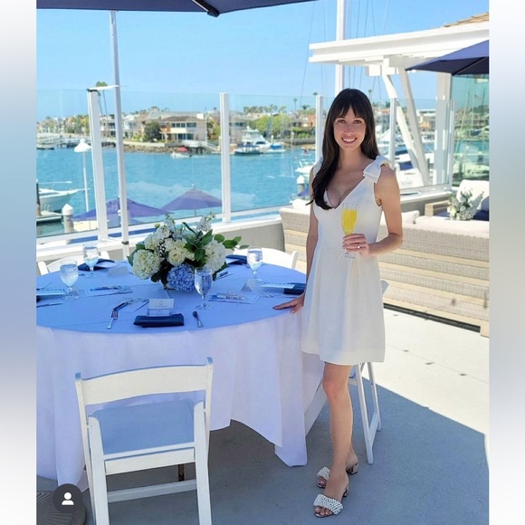 Zimmermann Espionage Bow Pleated Crepe Mini Dress - Picture 8 of 8